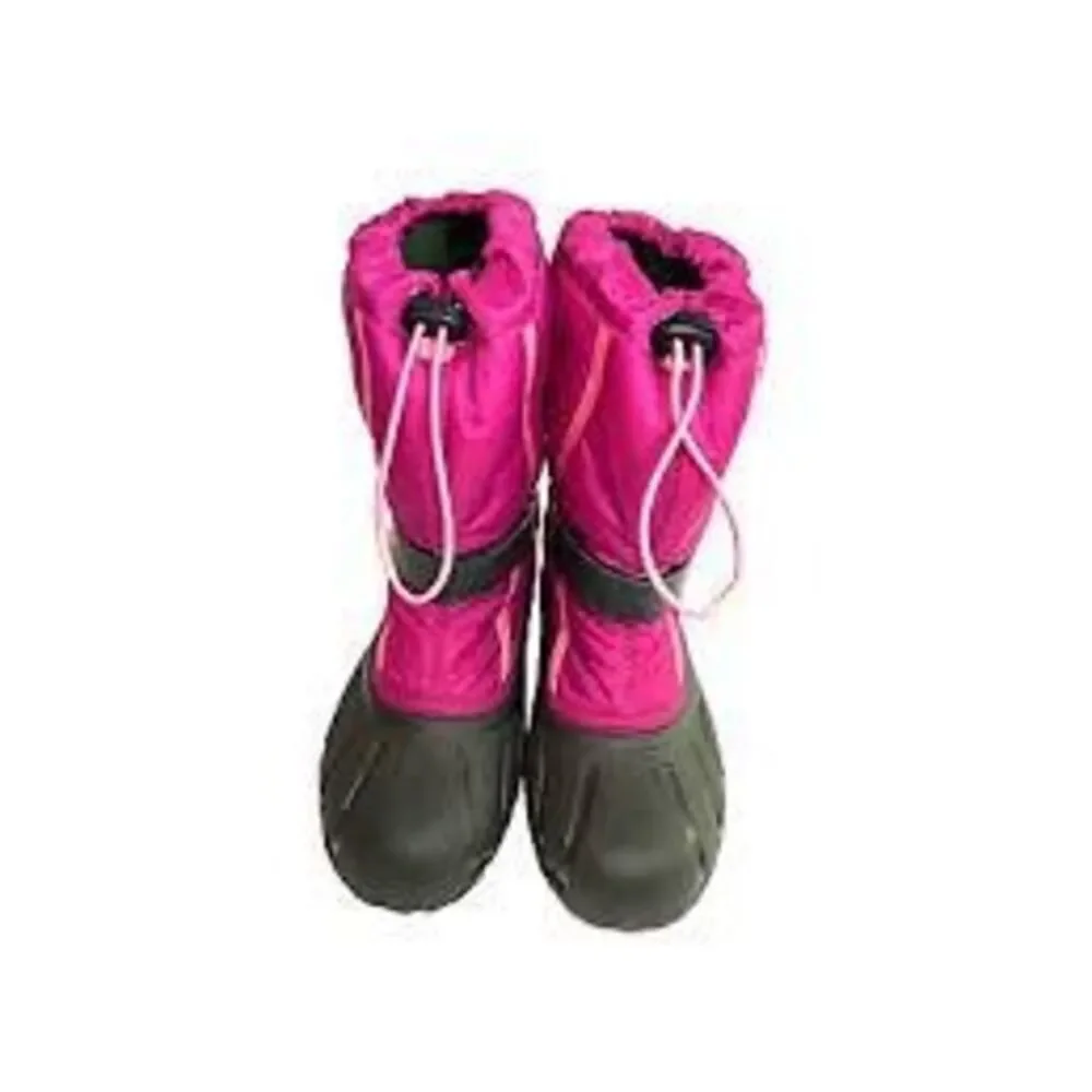 Sorel Big Kids Size 4 Flurry Boots Blooming Pink Winter Snow Waterproof Thermal